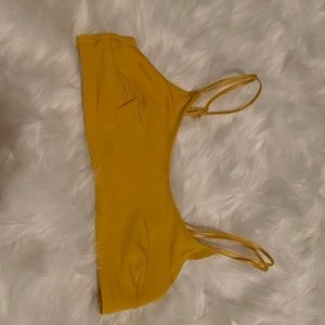 Yellow bikini top